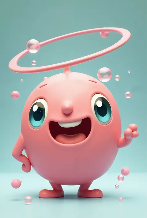 Bubble Buddy

Head: A large, cheerful sphere with exaggerated, smiling torus eyes and a smaller sphere nose.

Body: A squished capsule resembling a bean shape for a playful, bouncy appearance.

Arms/Legs: Short, stubby cylinders with tiny sphere joints.

D...