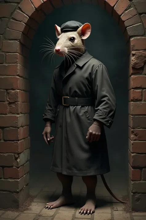 Ramoneur cheminée tête de rat