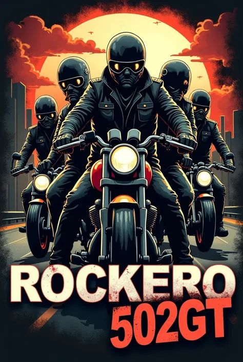 Bikers logo with rockero502gt