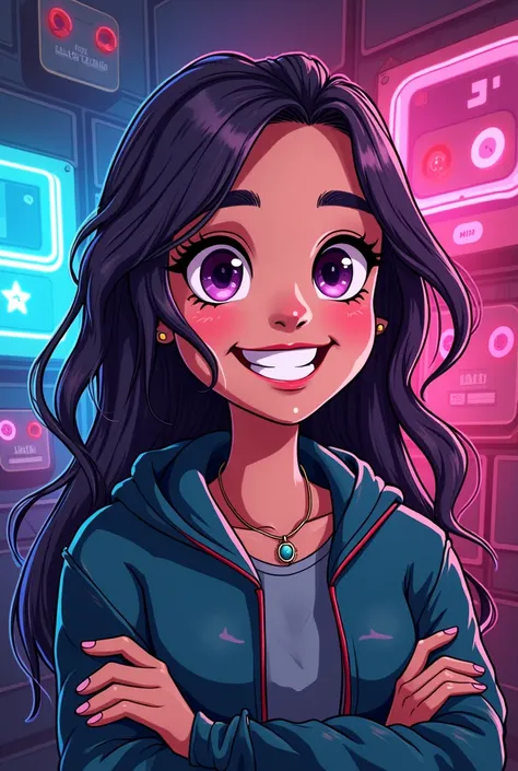 Profile image for a video game streaming channel called Video Games With Dani