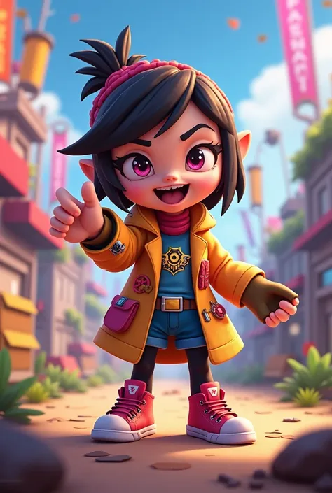 Free fire cartoon character 