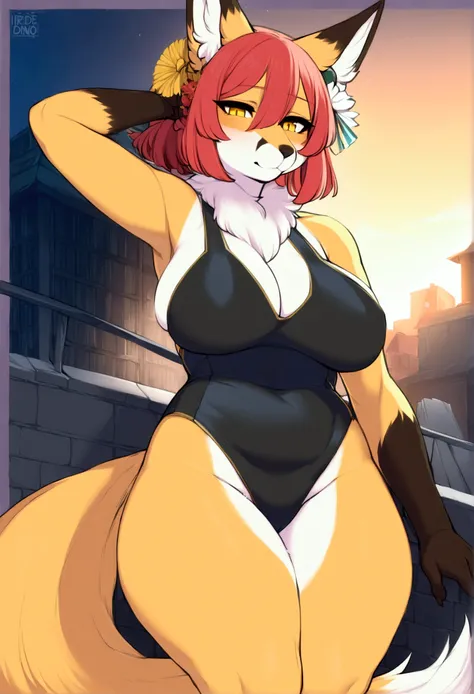 (top quality, best quality, Iriedono, High-quality illustrations, masterpiece, perfect artwork, cinematic light and shading, 16k, 1080p, uploaded on e621)(kemono, furry, anthro, alone), 1 mature female, 1 milf, (very detailed body, face, tail, arms, hands,...