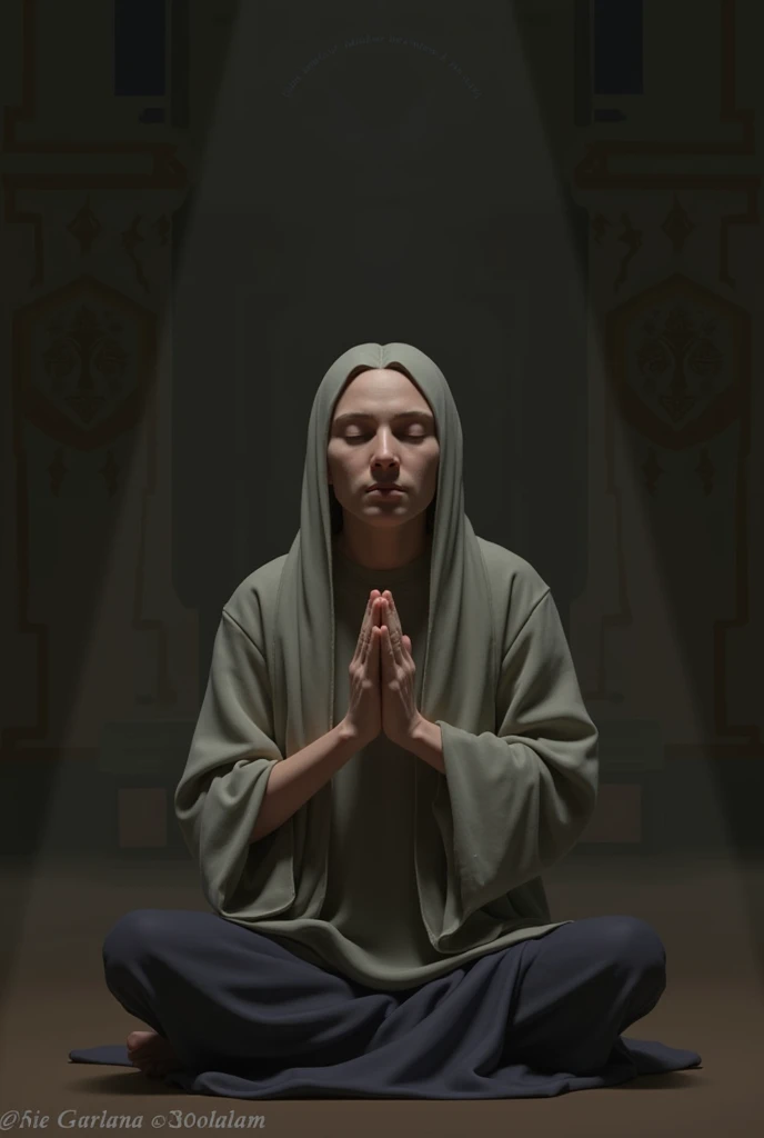 person praying 