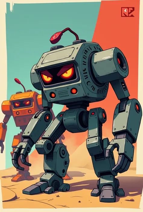 Angry birds 2D character robots style 