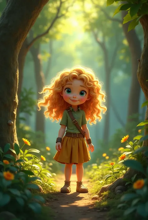 Claras Adventure in the Magic Forest

Clara was a curious blonde and curly haired girl, a  girl full of energy..  Living in a small village at the foot of the mountain ,  she always heard stories about a magical forest that was nearby .  They said that thi...