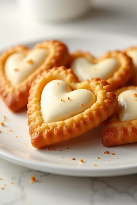 heart palmier cookies