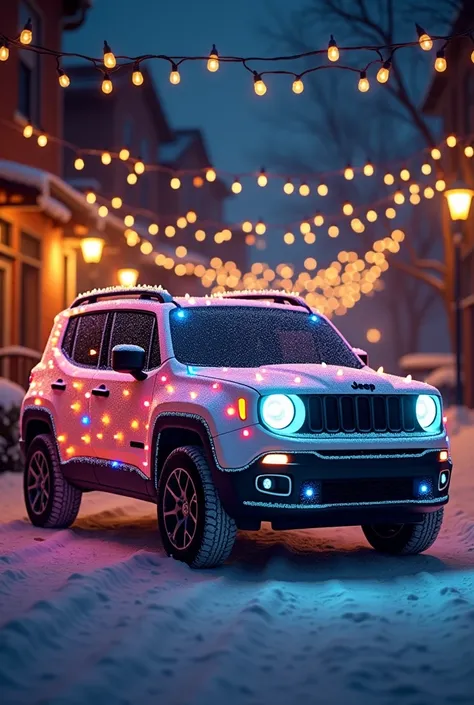 Jeep Avenger christmast lights led