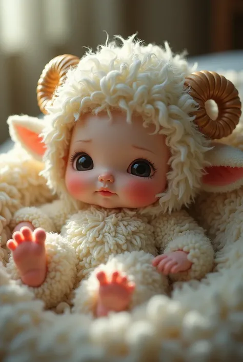 Make Yohan ,  a human male baby sheeped and crackling