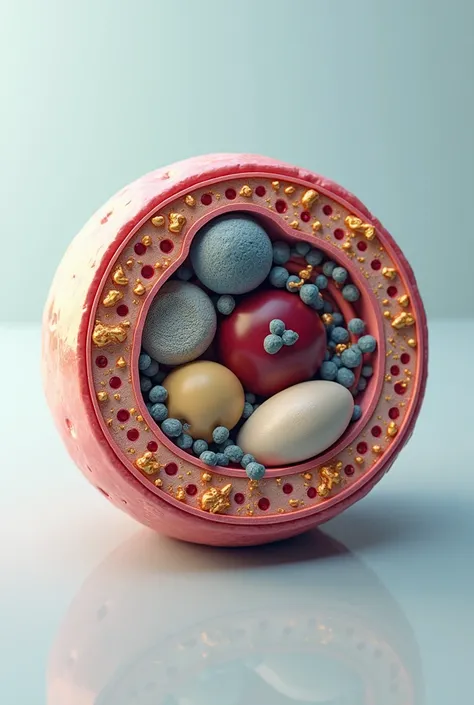 model of the animal cell with the plasma membrane