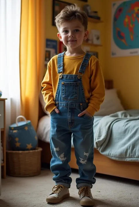 Just a chill boy overalls bedroom