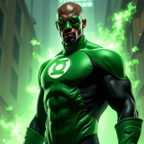 Aaron Pierre as John Stewart /green lantern, With the visual of comic books in live action