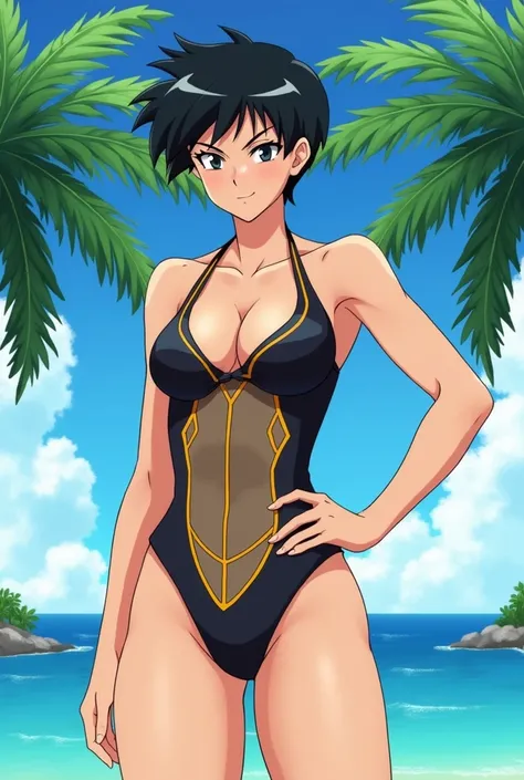 You can make Videl from Dragon Ball with a swimsuit?