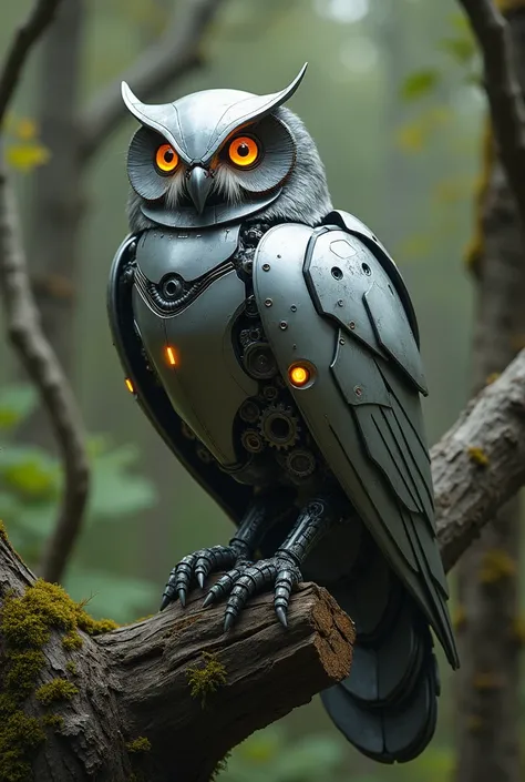 Create a robot owl