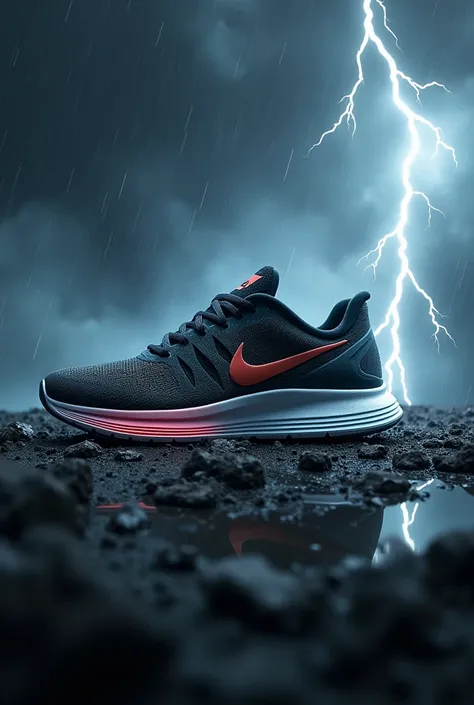 Zike vomero 17 shoe best graphic picture with background thunder storm super realistic 