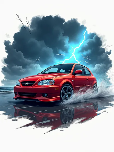 I have a car (hyundai accent 2003) it’s called (um al-awasef) the meaning of the name is mother of the storms i need a logo for it i need the car in the logo