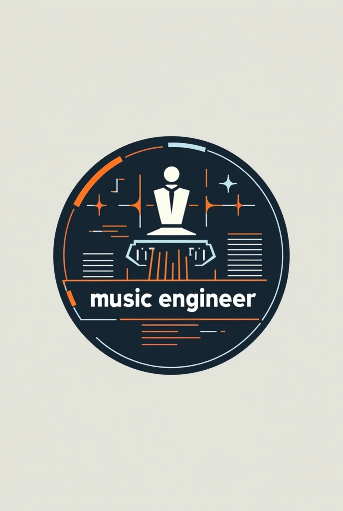 Music engineer logo 