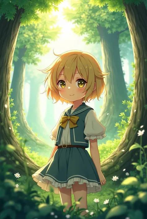 Sara short haired blonde girl Mushoku Tensei 
