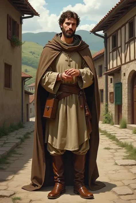  Show me what I looked like at the time of Saint Francis of Assisi, wearing clothes from the time of Saint Francis of Assisi  