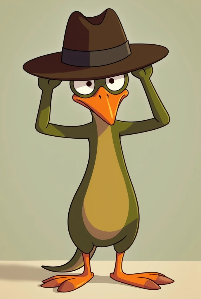 Ninth to Perry the platypus put on his signature hat