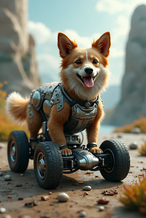 /imagine car and dog hybrid