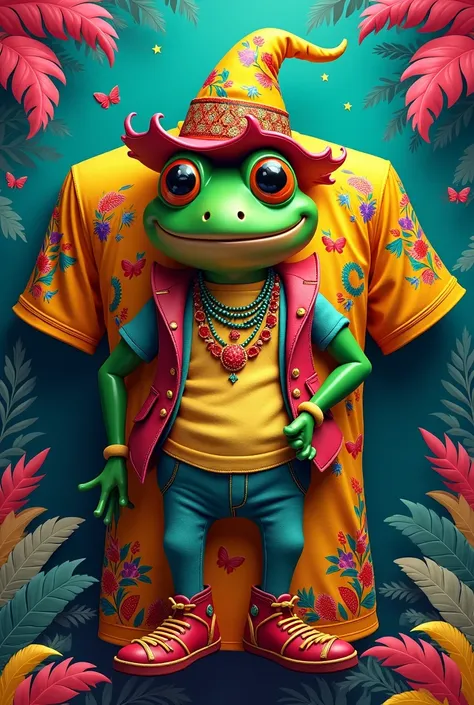 Camisa carnaval mr frog
