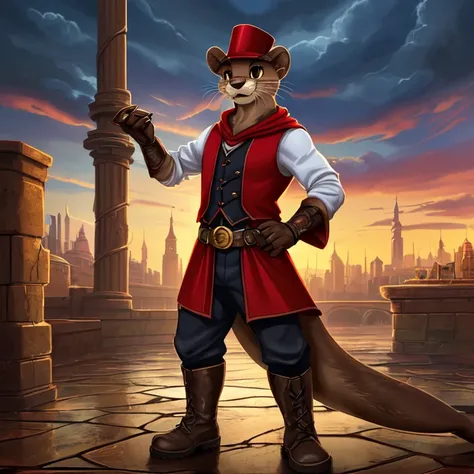 Masterpiece, HD, High Resolution, High Quality, Best Quality, Super Detailed. Solo character alone, multiple views. Fantast art.
{{(A 40-years-old Male-Anthropomorphic-Otter-magician:(appearance: brown-fur. Otter-fur. Yellow-eyes. Otter-mouth. Otter-fangs....