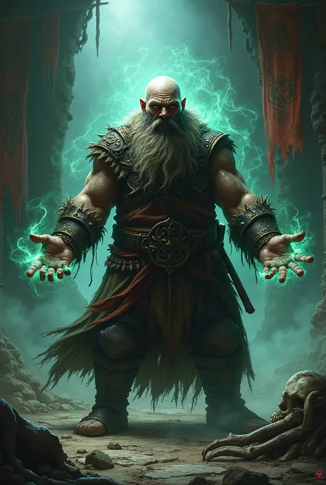 no universo de dangeons and dragons crie: A necromancer dwarf