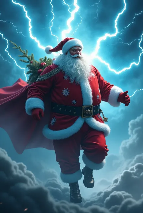 santsclaws in 8 d lightning in christmas 