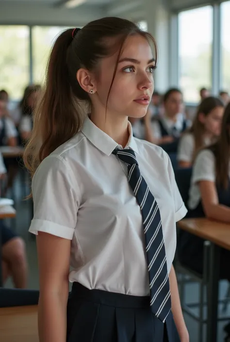 Schoolgirls showing vagina at school