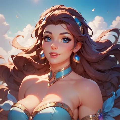 sexy girl, score_9, score_8_up, score_8_up, detailed cartoon style image goddess athena