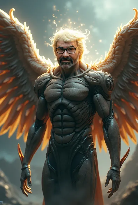 Edit This Winged Man by Elon Musk and Donald Trump 