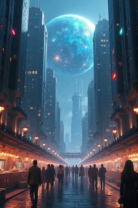  Aetheria is a unique world ,  a modern city that exists in a planet-shaped spaceship .  This is where technology and harmonious life come together ,  create an atmosphere not found anywhere else .  The cities in it are arranged close to tall buildings tow...