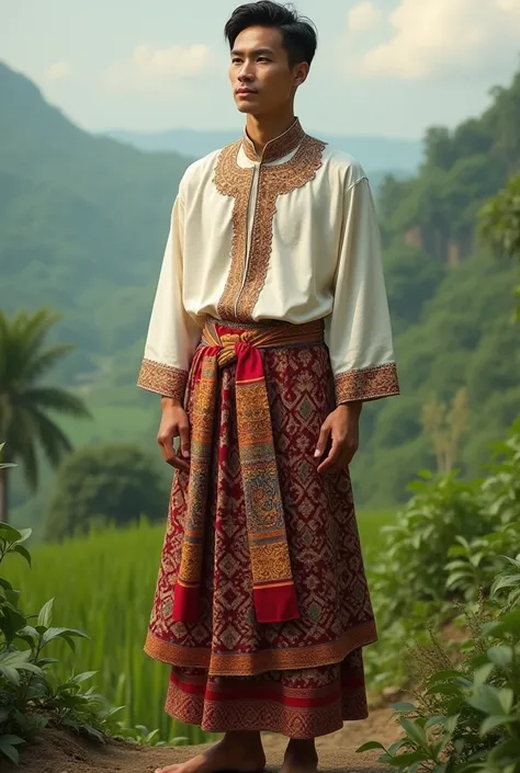 Mens Sundanese traditional dress