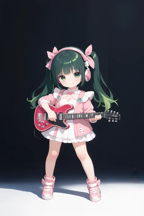 Full body illustration of a girl from the front,One girl,masterpiece,Please redeem,Ultra-high resolution,Rich contrast,Very high quality,8k,Highly detailed CG unit wallpaper,Texture,smile,RAW Photos,cute pose,Please redeem anime,Depth of written boundary 1...