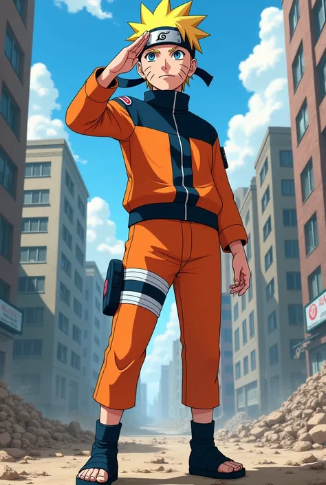 NARUTO saluting Sped the best wrecker