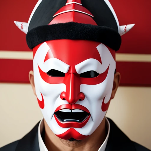 Beautifully nightmarish japanese hannya mask 