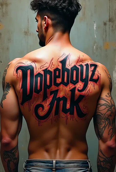 Dopeboyz Ink logo tattoo