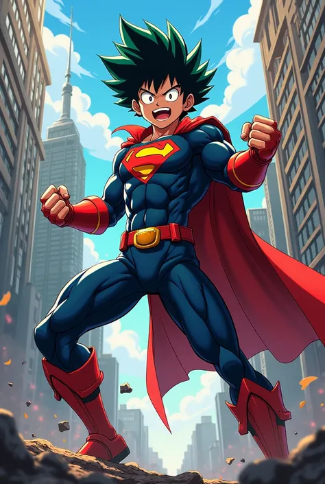 Mame this in the my hero academia art style