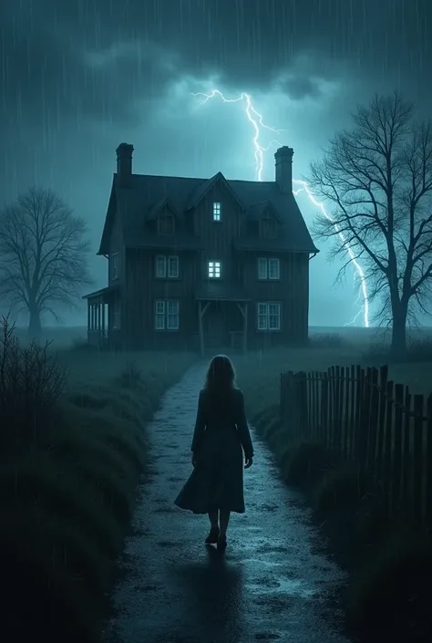 English Ghost Story:
One stormy night, Emily, a young woman, decided to visit her grandmothers old house at the edge of town