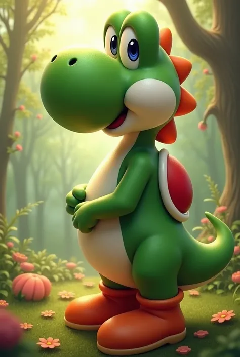 Yoshi with tits