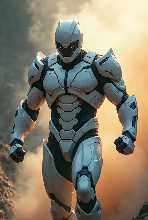 a white raging armored superhero, highly detailed, incredibly realistic, hyper detailed, 4k, 8k, ultra realistic, photorealistic, masterpiece, dramatic lighting, cinematic angle, heroic pose, powerful, intense, muscular, epic, striking, cinematic, dramatic...