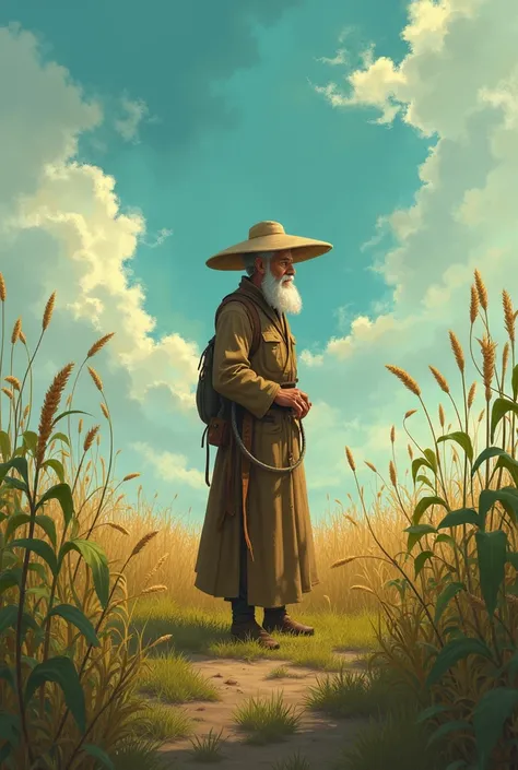 
Write a story about a mysterious farmer named Elias, who is known for his extraordinary ability to grow vibrant crops even during the harshest seasons. While other farmers toil endlessly, Elias spends his days quietly observing the land, speaking to his a...