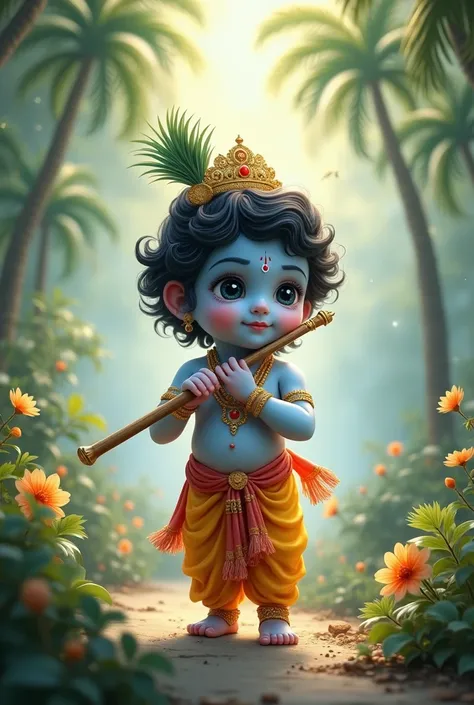 Little Krishna ai generated photo