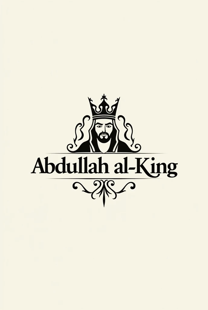 I want a logo to be provided to all social media platforms with the name Abdullah Al-King 