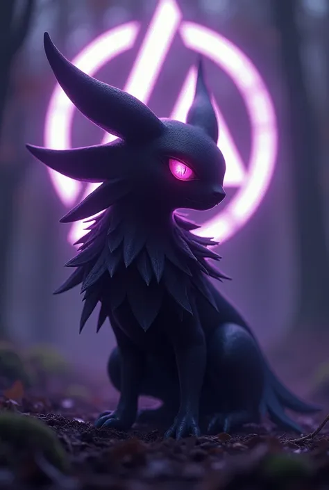 Dark and purple type Pokémon. Must meet the following : The Linkin Park logo should appear in the background and should have blurred touches 