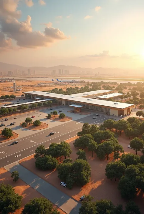  Construction of a new airport :
. A kilometer from Marrakech, enhancing the citys ability to accommodate more flights. .

