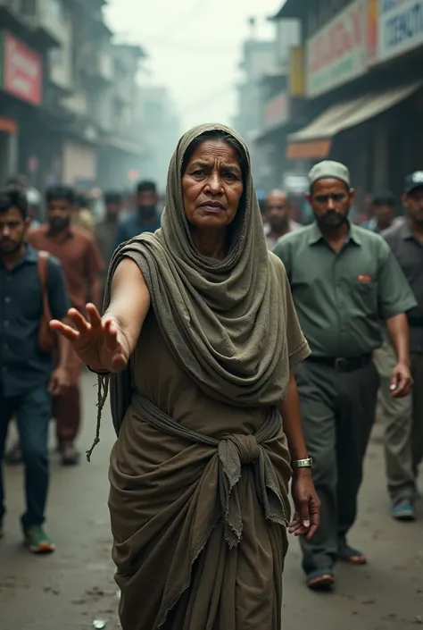 Prime minister of Bangladesh sheikh hasina is begging on the street