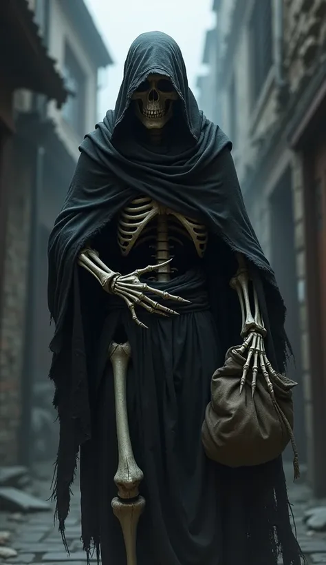 A robber skeleton