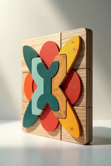 Create an image of a puzzle toy