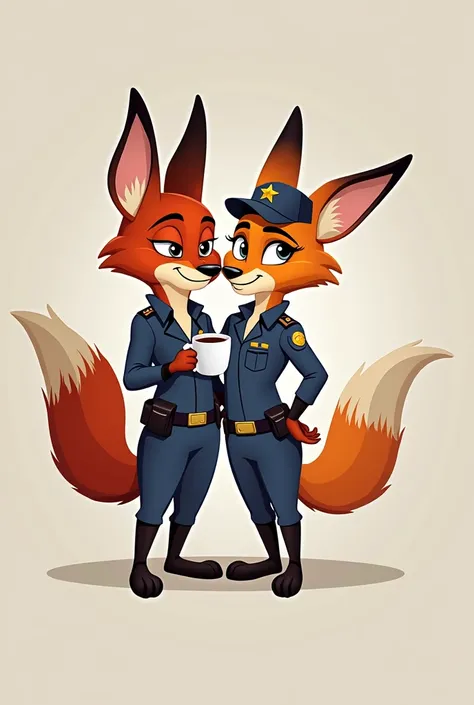 Nick & Judy Mug
a. Design Concept: A mug that features Nick and Judy together, with a fun cartoon illustration of them sharing a coffee or standing side by side as best partners. You could incorporate a Zootopia background or their police badges for extra ...